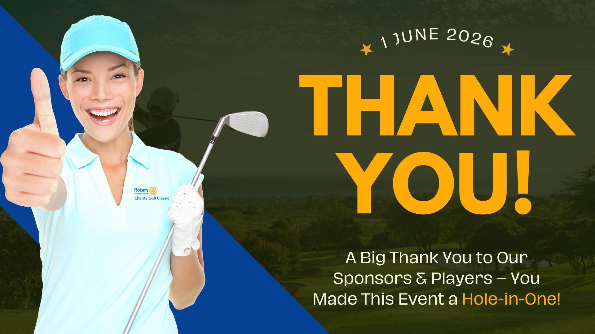 Thank you to our players and sponsors